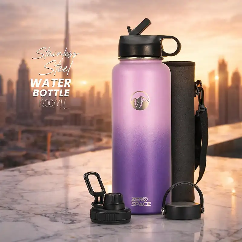 Premium-Stainless-Steel-Insulated-Water-Bottle-Purple-2