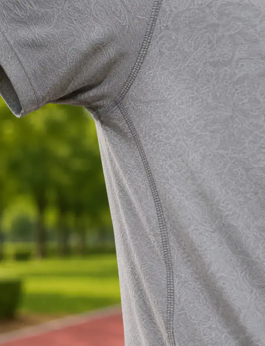 OutfitPlus XXXL Sport Active T-Shirt, close-up of the collar and fit detail
