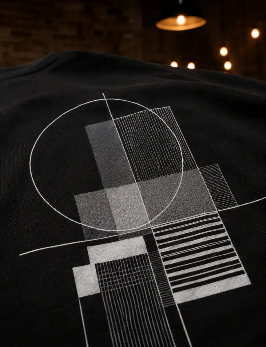 OutfitPlus XXXXL Graphic Printed T-Shirt, close-up of the collar and fit detail